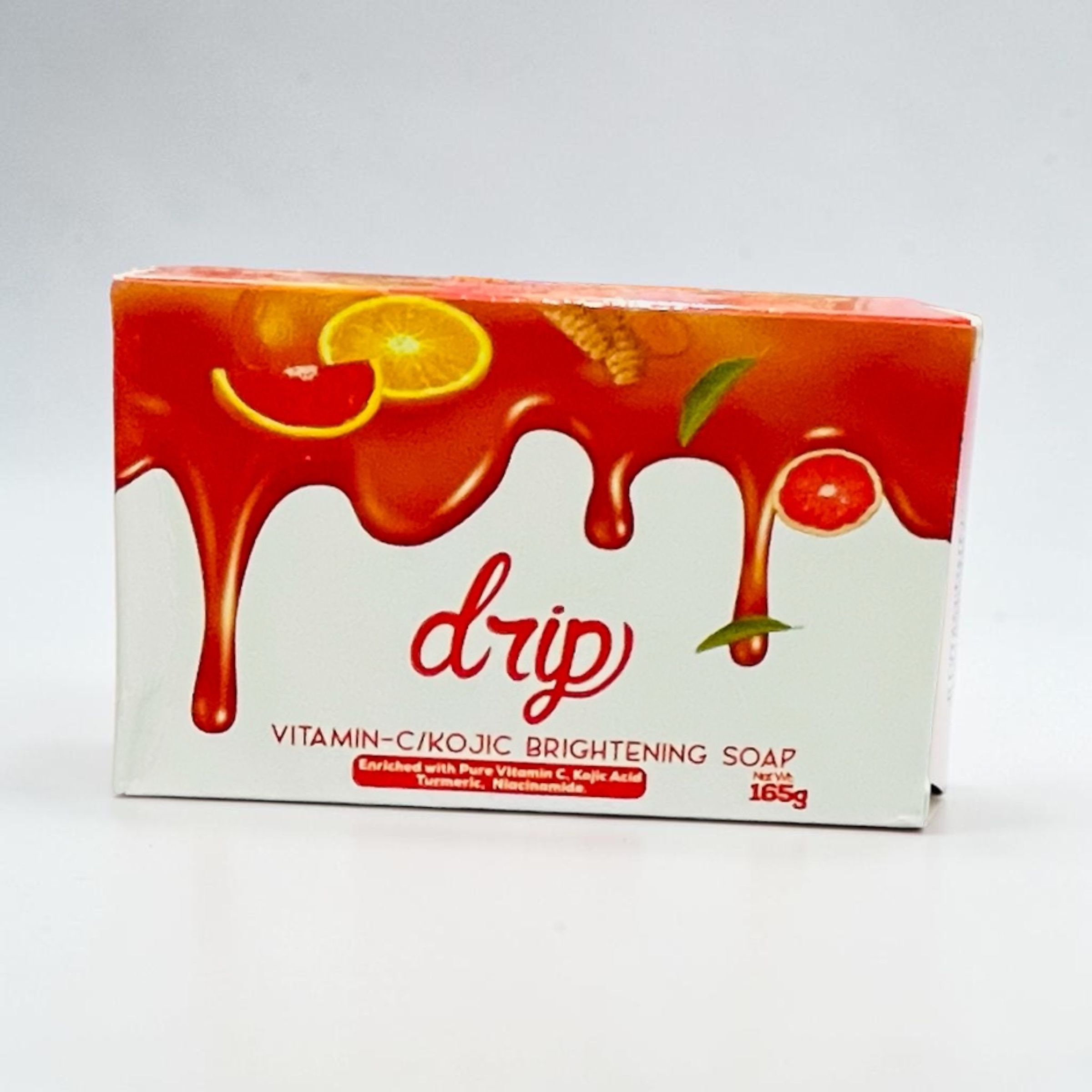DRIP VITAMIN C/KOJIC BRIGHTENING SOAP 165G